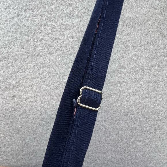 Entro Midi Sun Dress Women's Size Large Navy Boho Lined Adjustable Straps Hippie - Picture 7 of 15